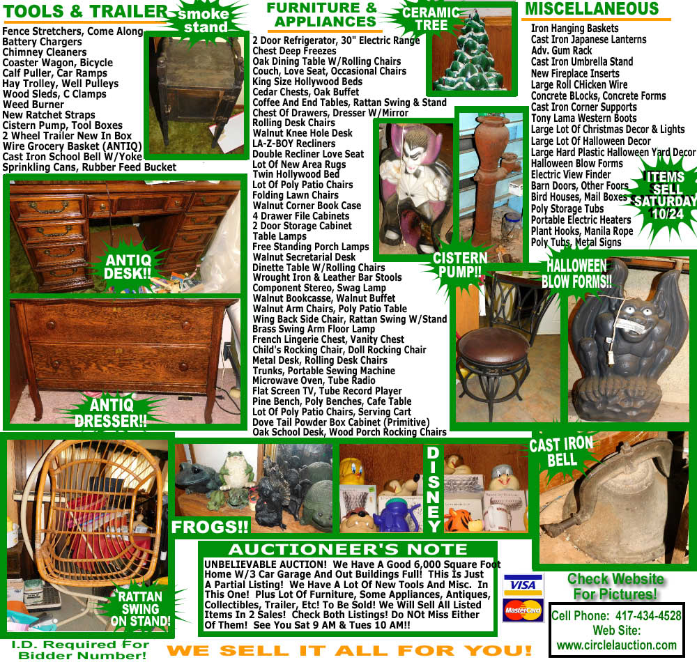 ESTATE AUCTION IN STARK CITY, MO